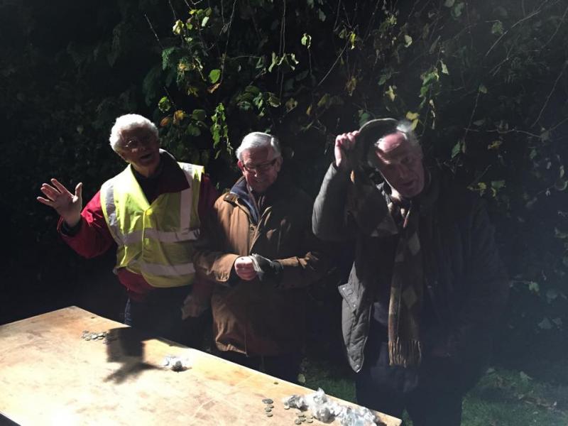 Rotary support Round Table Bonfire Night in Belmont Park Rotary
